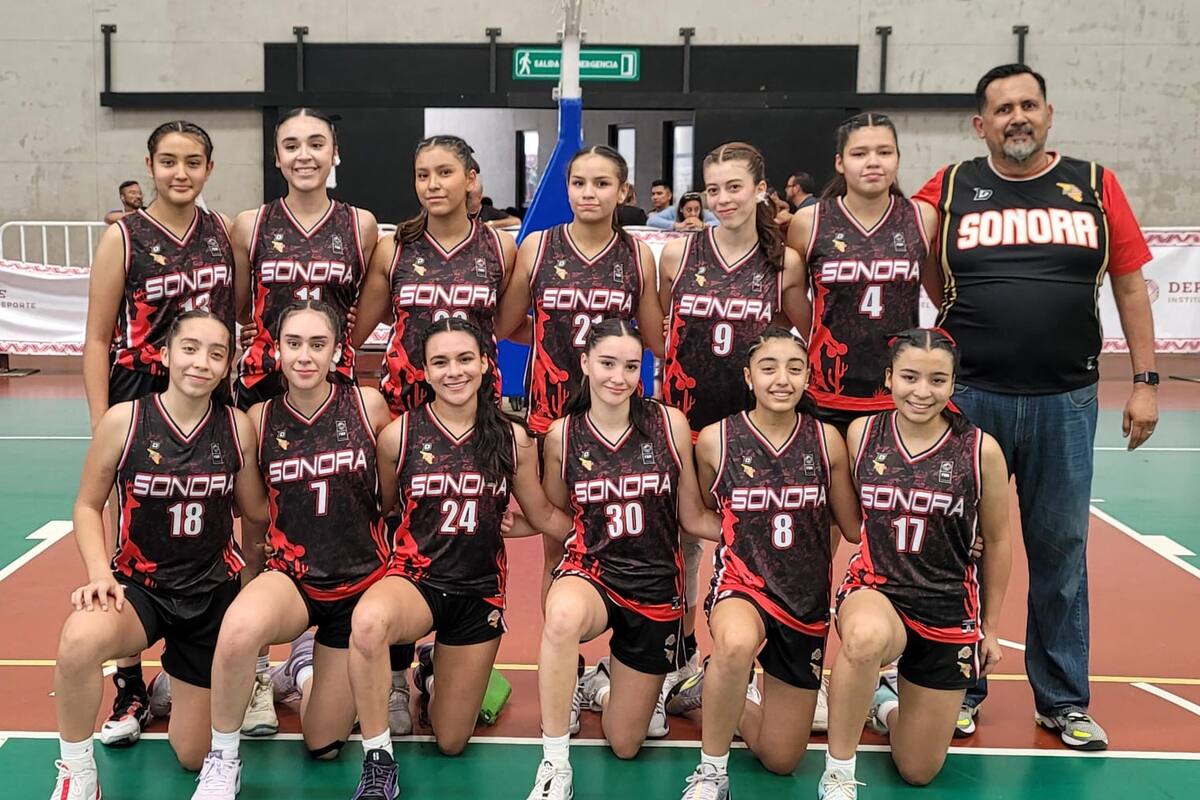 Avanza Sonora a octavos en Nacional de Básquetbol Femenil U-16