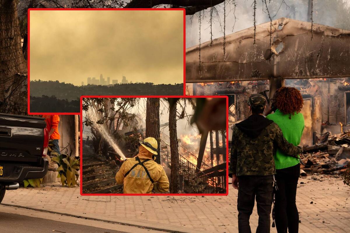 A cinco sube la cifra de fallecidos en incendios en Los Ángeles