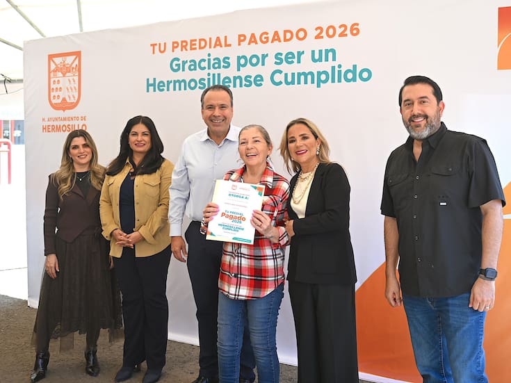 “Tu Predial Pagado 2026” beneficia a 190 hermosillenses cumplidos