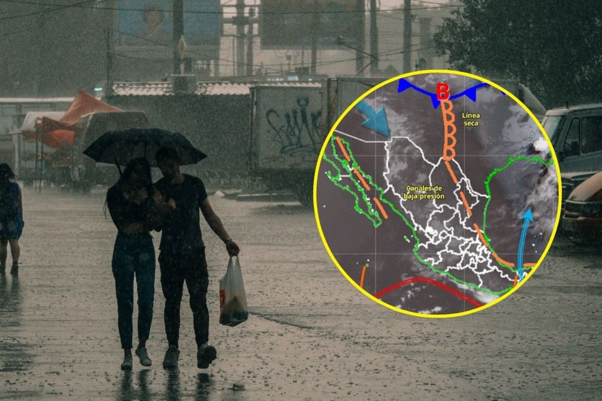 Lluvias muy fuertes y calor de hasta 45 grados: estos estados tendrán tormentas, granizo y altas temperaturas hoy