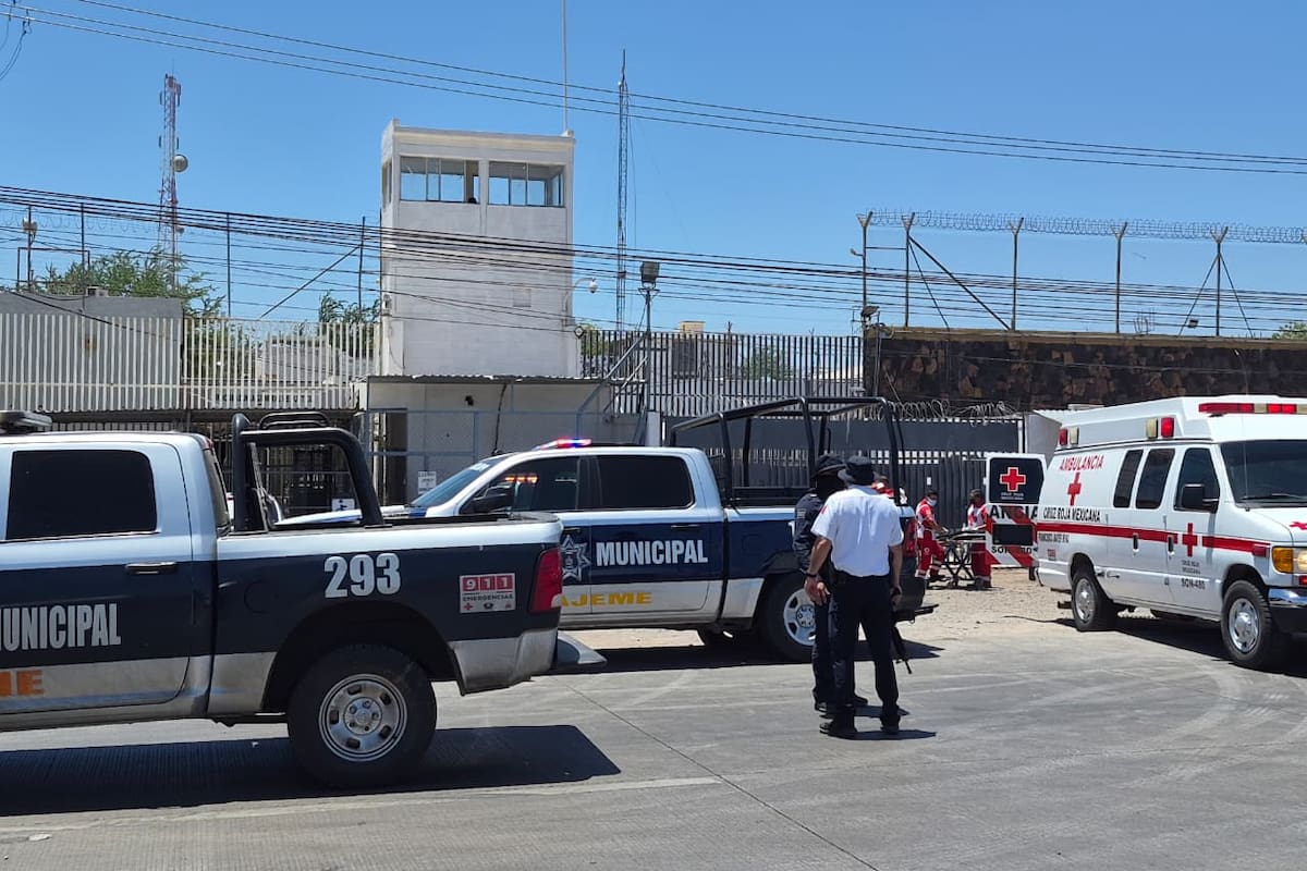 Disturbios en el Cereso de Ciudad Obregón dejan dos muertos y seis heridos; autoridades despliegan fuerte operativo