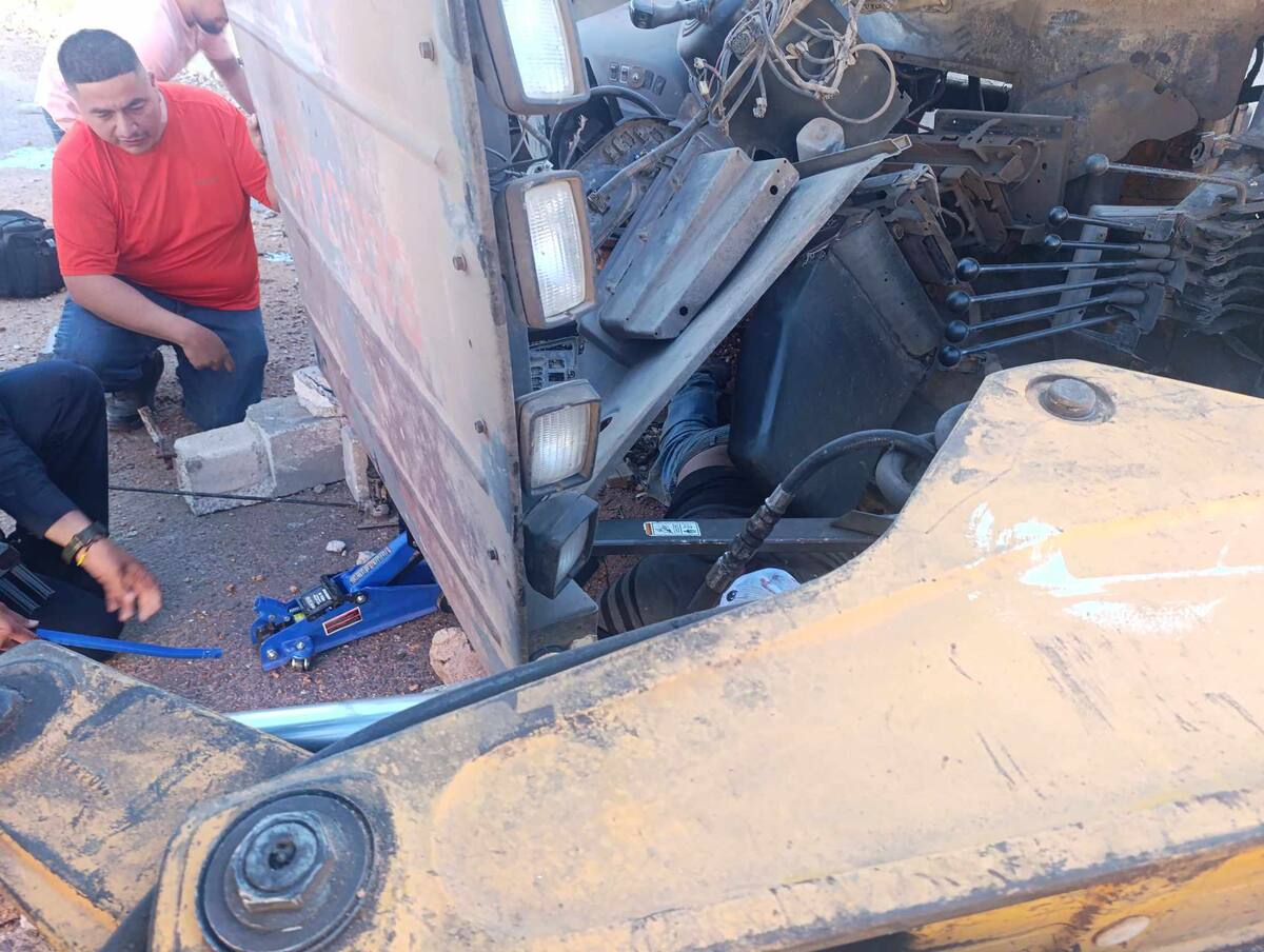 Autoridades y ciudadanos participaron en el rescate. Foto: especial