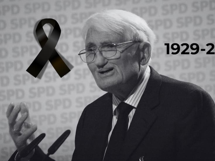 Fallece Jürgen Habermas, filósofo alemán, figura clave de la Escuela de Frankfurt y padre de la teoría de la acción comunicativa
