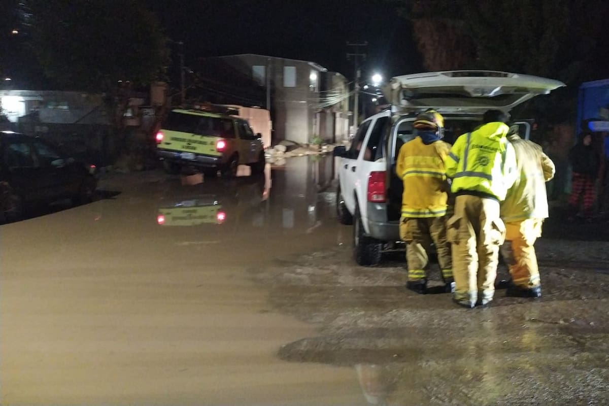 Reportan afectaciones por lluvias en Ensenada y San Quintín