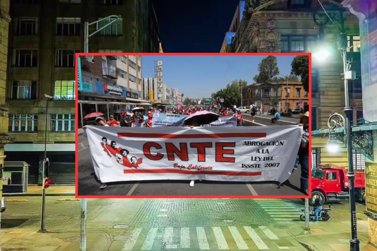 Tras plantón de maestros de la CNTE en el Centro Histórico de la CDMX, la CANACO alerta sobre riesgo en empleos e imagen de México ante la Copa Mundial 2026
