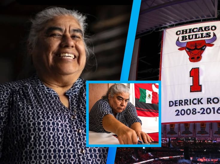 María Estela Parra, la mexicana que se hizo viral en la NBA por crear los banners de los números retirados de los Chicago Bulls y llorar tras más de 20 años que no hacía uno