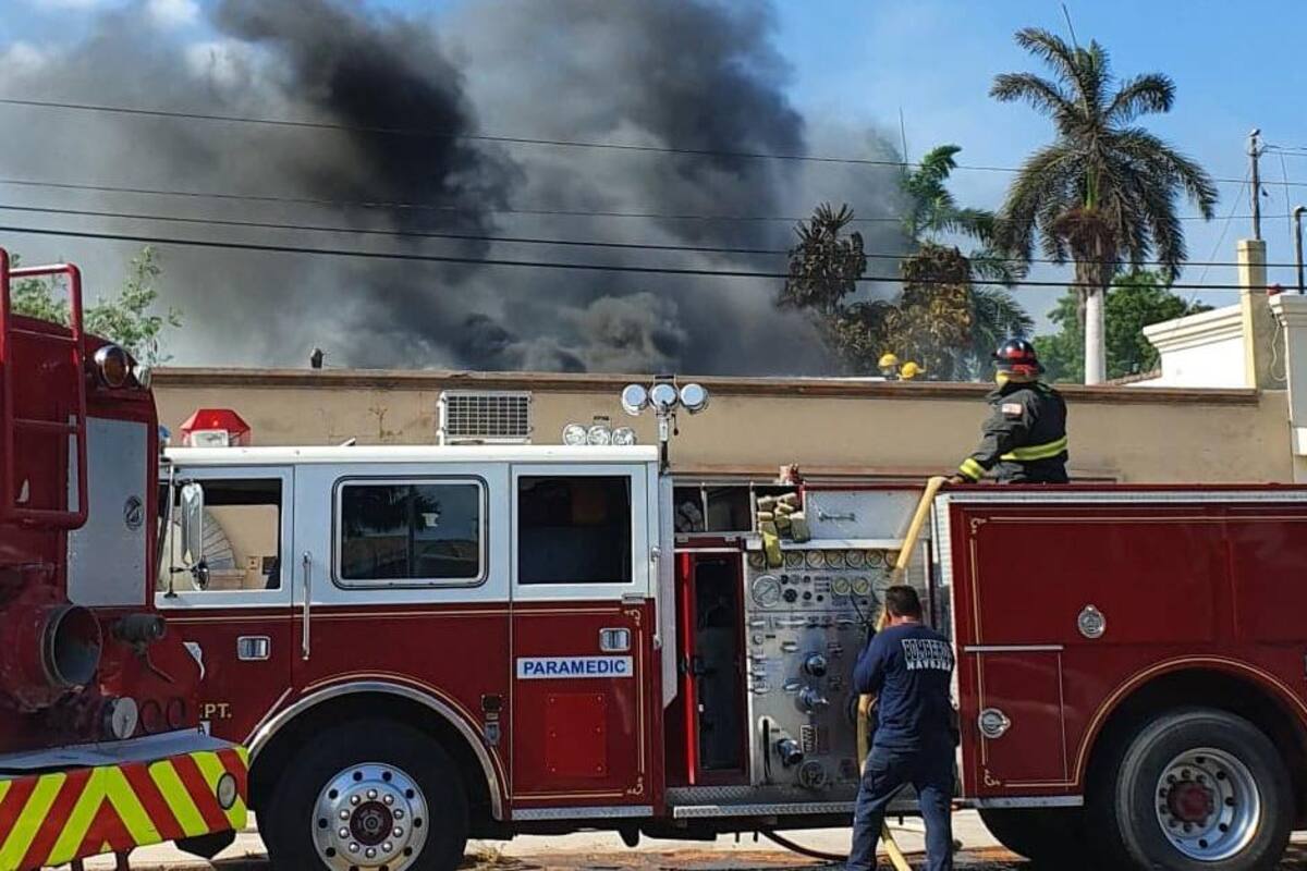 Angustia en Navojoa: se quema casa de nabera y solar baldío