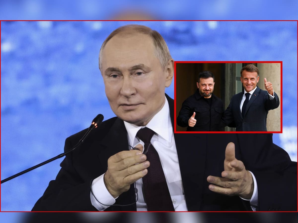 Putin amenaza con atacar tropas de la OTAN si entran en Ucrania tras anuncio de Macron. | Crédito: AP/REUTERS