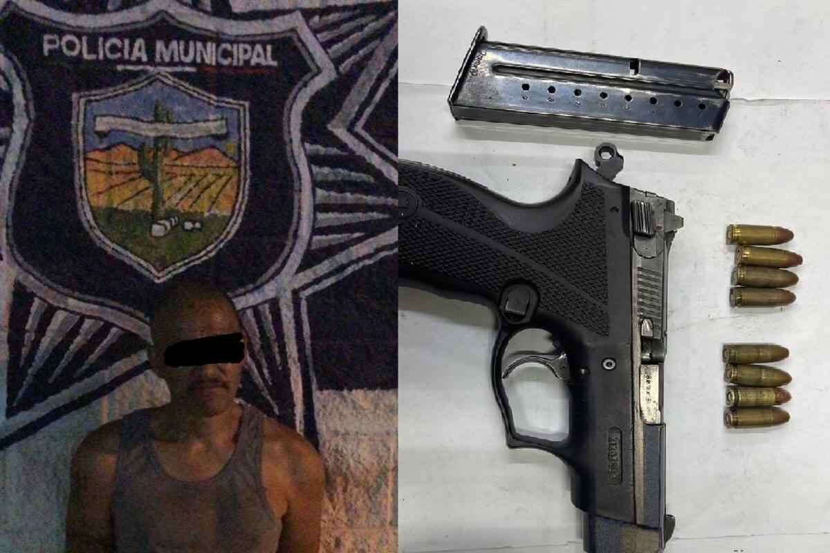 Por escándalo en vía pública arrestan a hombre armado en SLRC