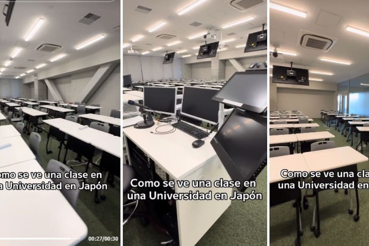 Tiktoker muestra como son los salones de clases en Japón