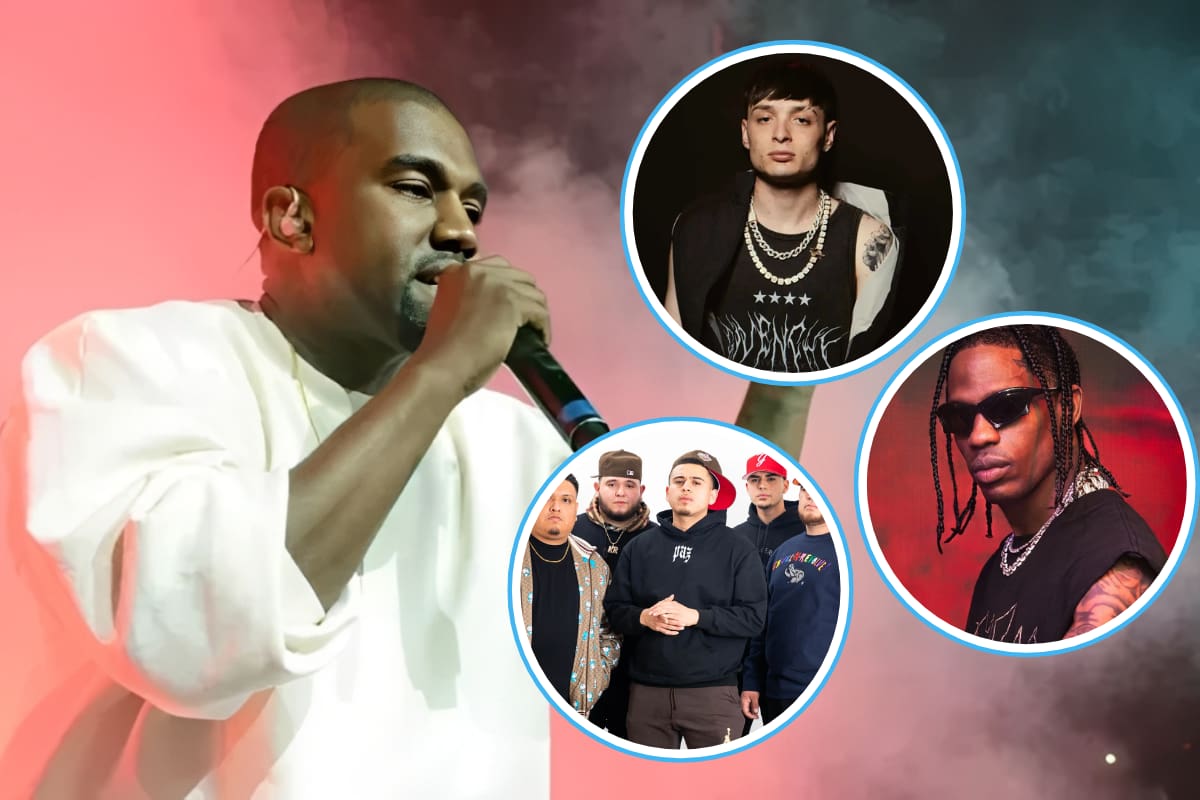 Peso Pluma, Travis Scott y Fuerza Regida serían invitados de Kanye West en su concierto de CDMX: todos los detalles del creciente rumor