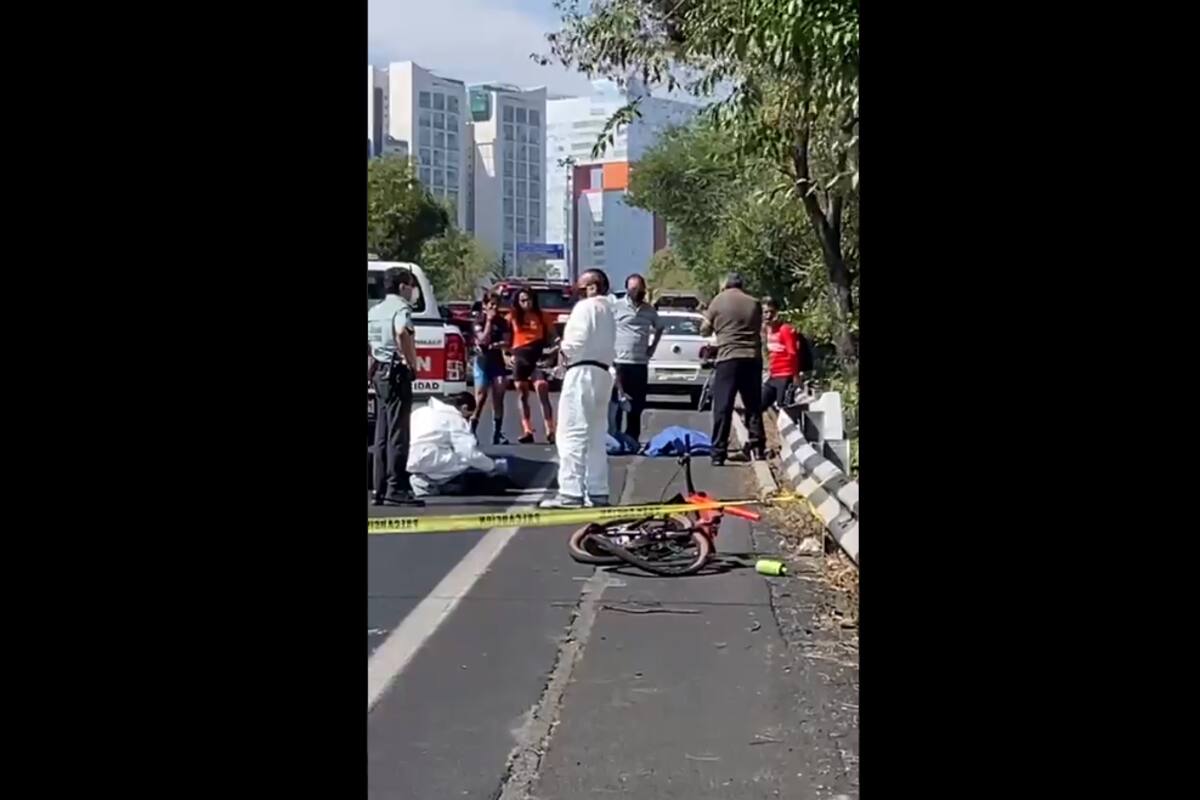 Fallece ciclista al ser atropellado en la México-Toluca
