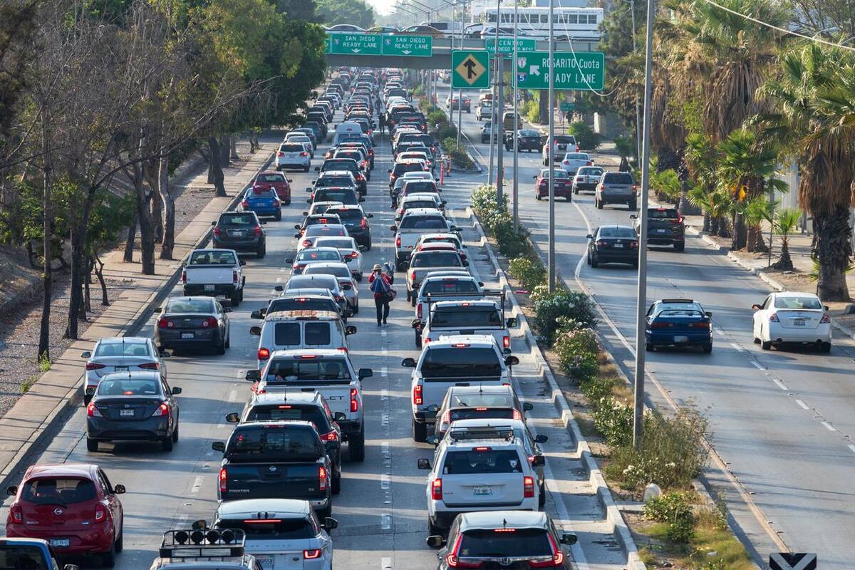 Tijuana podría enfrentar problemas de tráfico al levantarse restricciones de cruce a EU: Sedeti