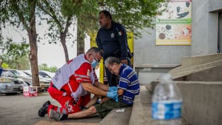 50 °C en Mexicali: así trabajan los paramédicos al límite