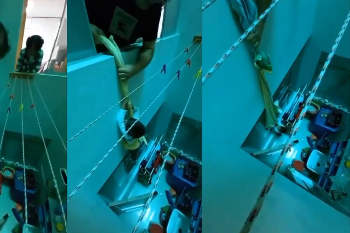 Viral: Padre arriesga la vida de su hijo por ahorrarse el dinero de no llamar a un cerrajero