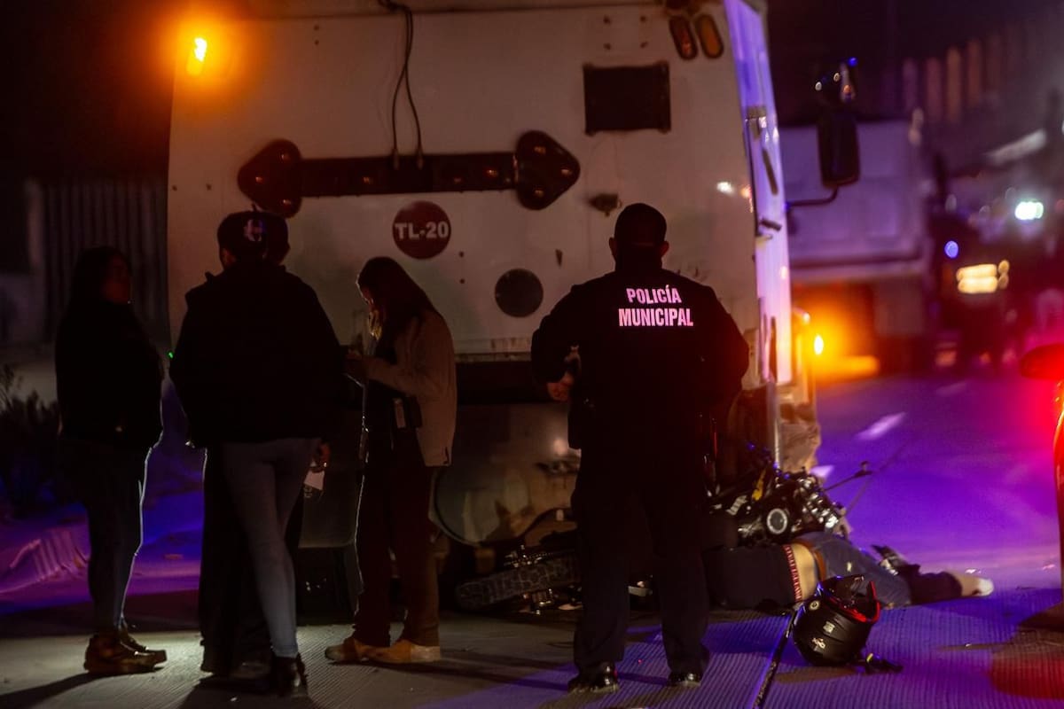 Las autoridades indicaron que el motociclista no respetó la señalización. Foto: Border Zoom