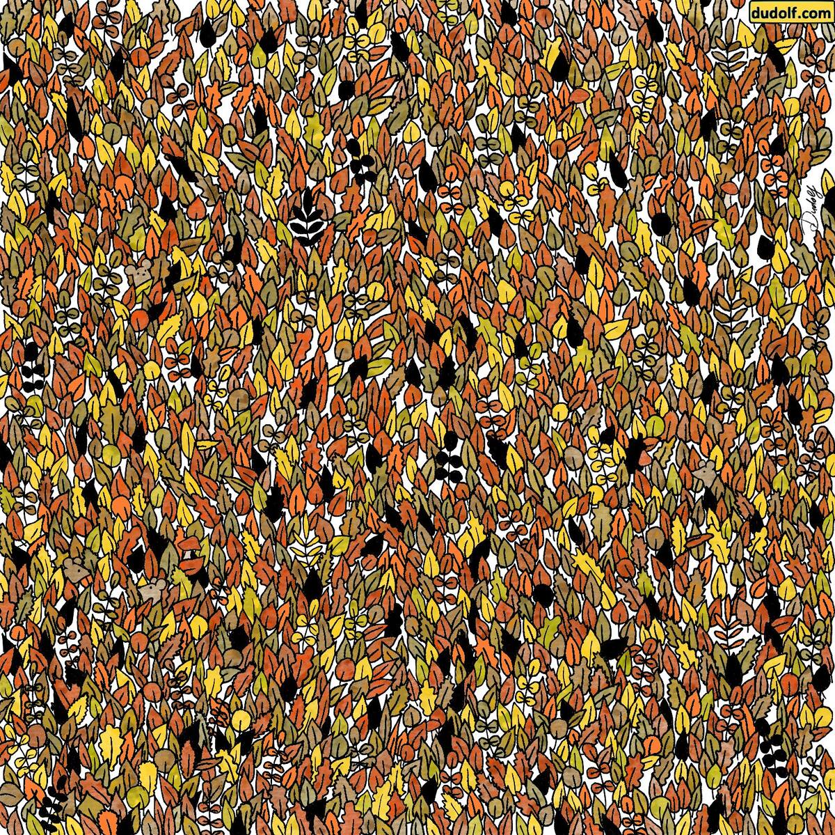 Reto visual: Encuentra los cuatro ratones y los cinco hongos escondidos en la imagen.