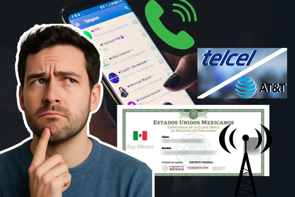 Telcel y AT&T ya fijaron fechas límite para vincular tu número celular con la CURP y evitar que tu línea quede sin servicio en 2026