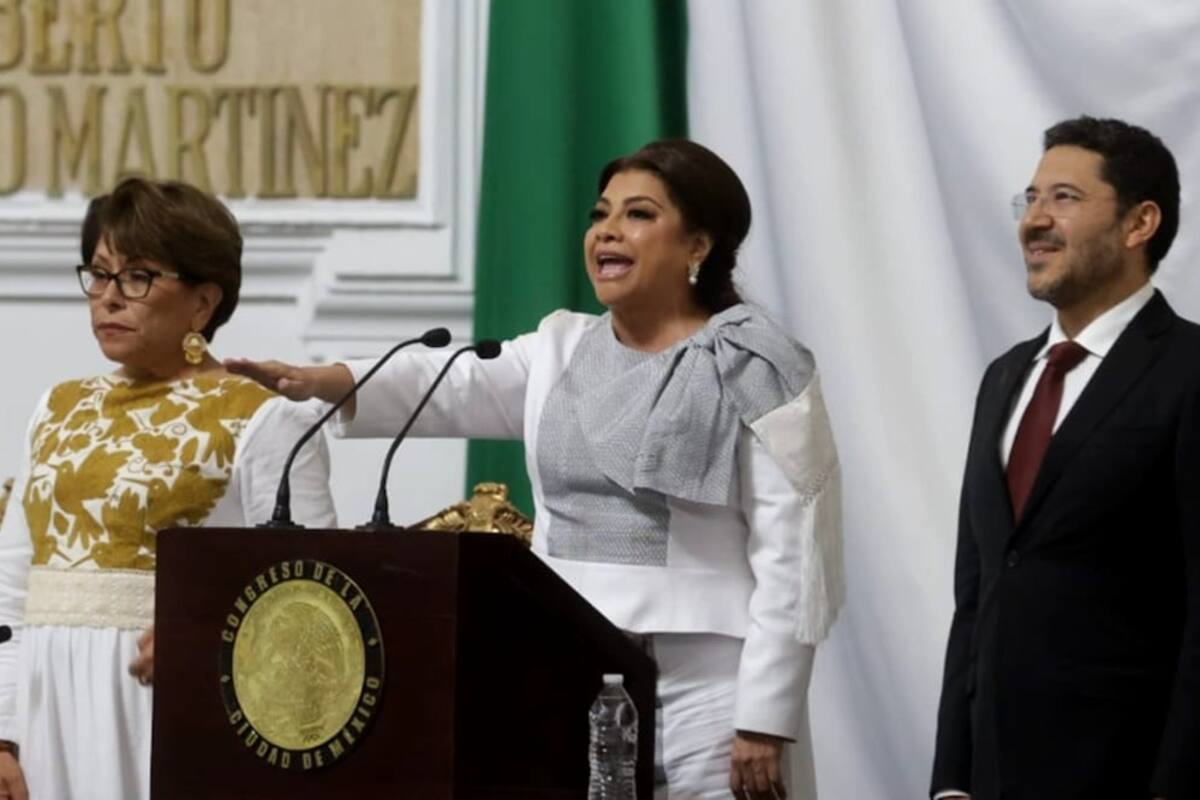 Clara Brugada rinde protesta como Jefa de Gobierno de la Ciudad de México