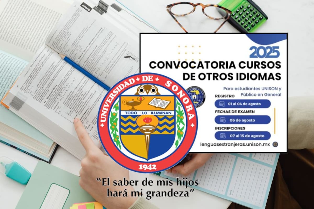 UNISON abre convocatoria 2025-2 para inscripciones y reinscripciones de cursos de alemán, francés, chino, coreano y más idiomas extranjeros