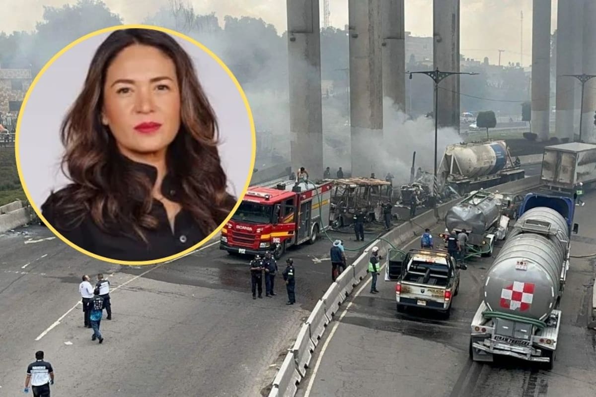 Yolanda Andrade envía mensaje de solidaridad a víctimas de la explosión en Iztapalapa
