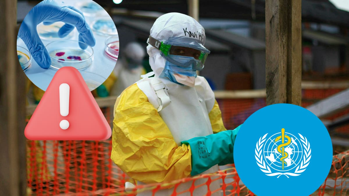 Emergencia internacional por ébola Bundibugyo declarada por la OMS; la variante del virus no se reportaba desde 2012 y que reaparece en Congo y Uganda con más de 300 casos sospechosos, 88 muertes y sin vacuna aprobada