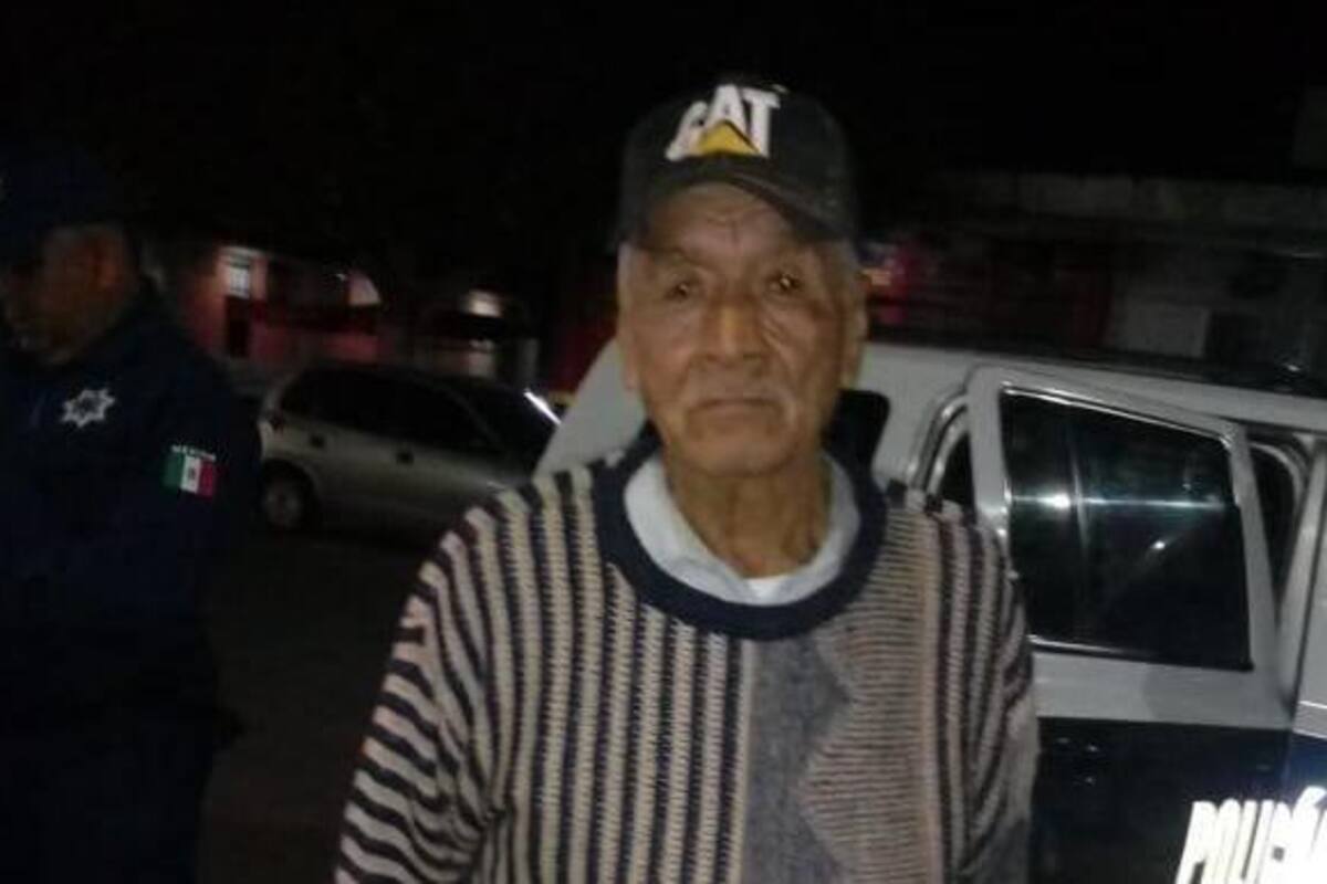 Adulto mayor regresa con su familia tras dos meses extraviado