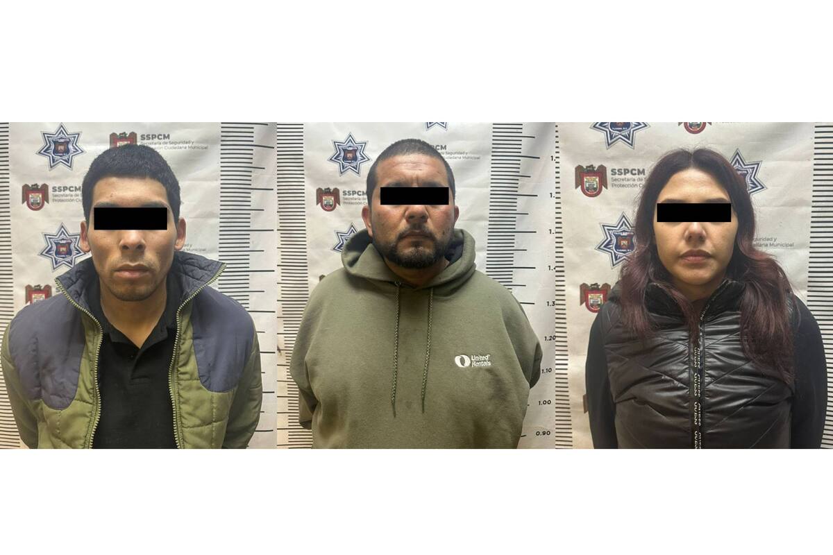 Capturan a tres personas por diversos delitos