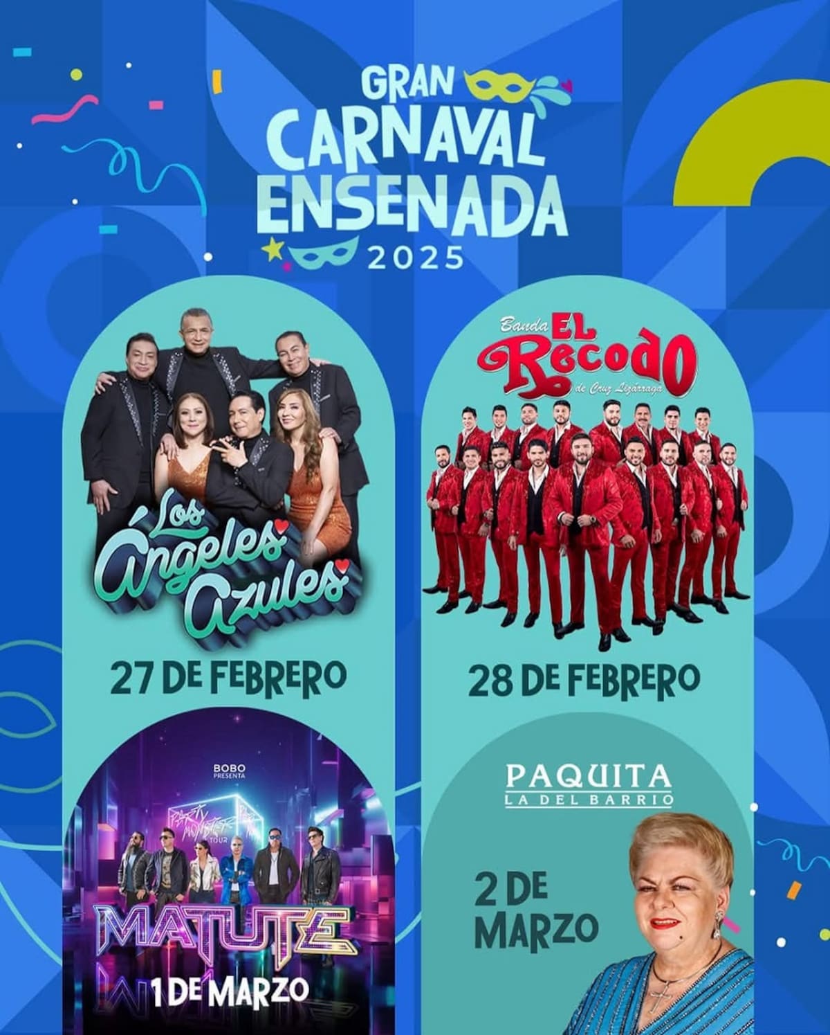 Paquita la del Barrio tenía programa su presentación el próximo 2 de marzo en Playa Hermosa.