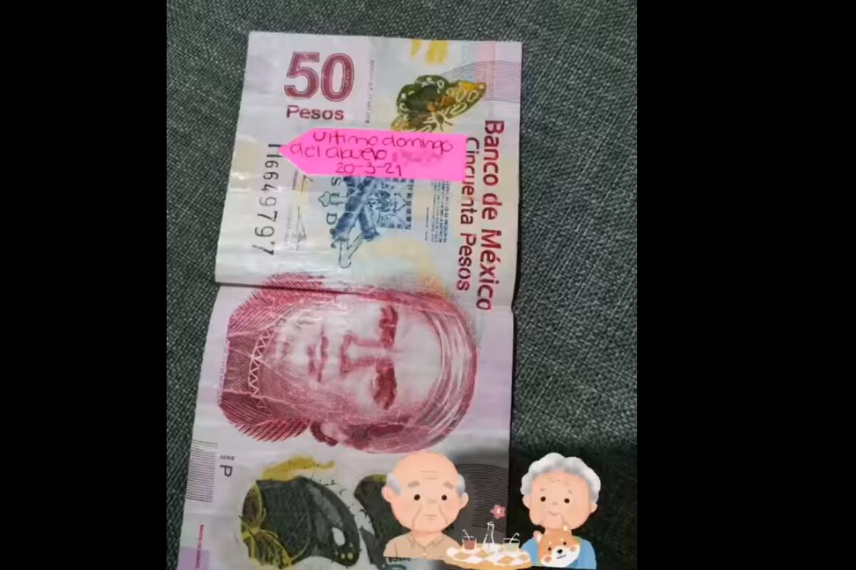 "Último domingo del abuelo", Internet se une para encontrar a dueño de conmovedor billete de 50 pesos