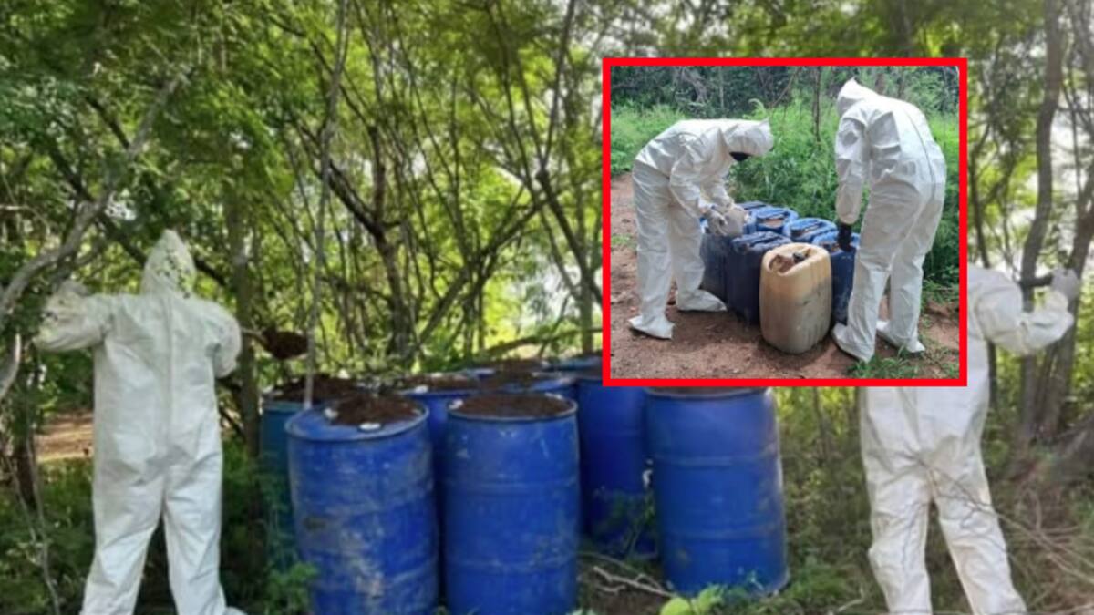 Descubren y destruyen dos centros químicos usados para fabricar drogas sintéticas en Culiacán
