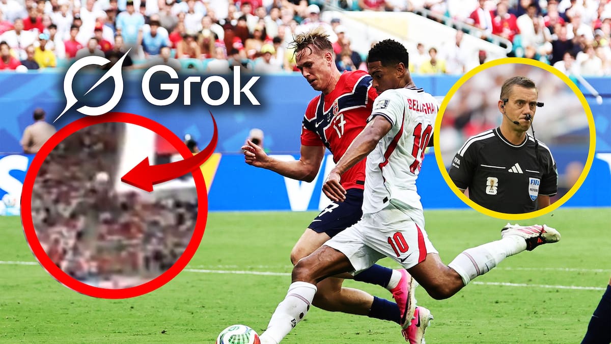¿Por qué la FIFA SÍ validó el gol de Bellingham en el Noruega vs Inglaterra?: Grok respalda a los noruegos