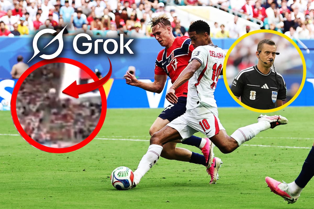 ¿Por qué la FIFA SÍ validó el gol de Bellingham en el Noruega vs Inglaterra?: Grok respalda a los noruegos