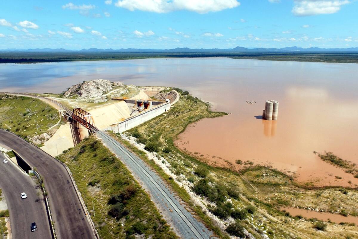 Presa Abelardo L. Rodríguez registra más de 7 millones de m3 de agua tras lluvias