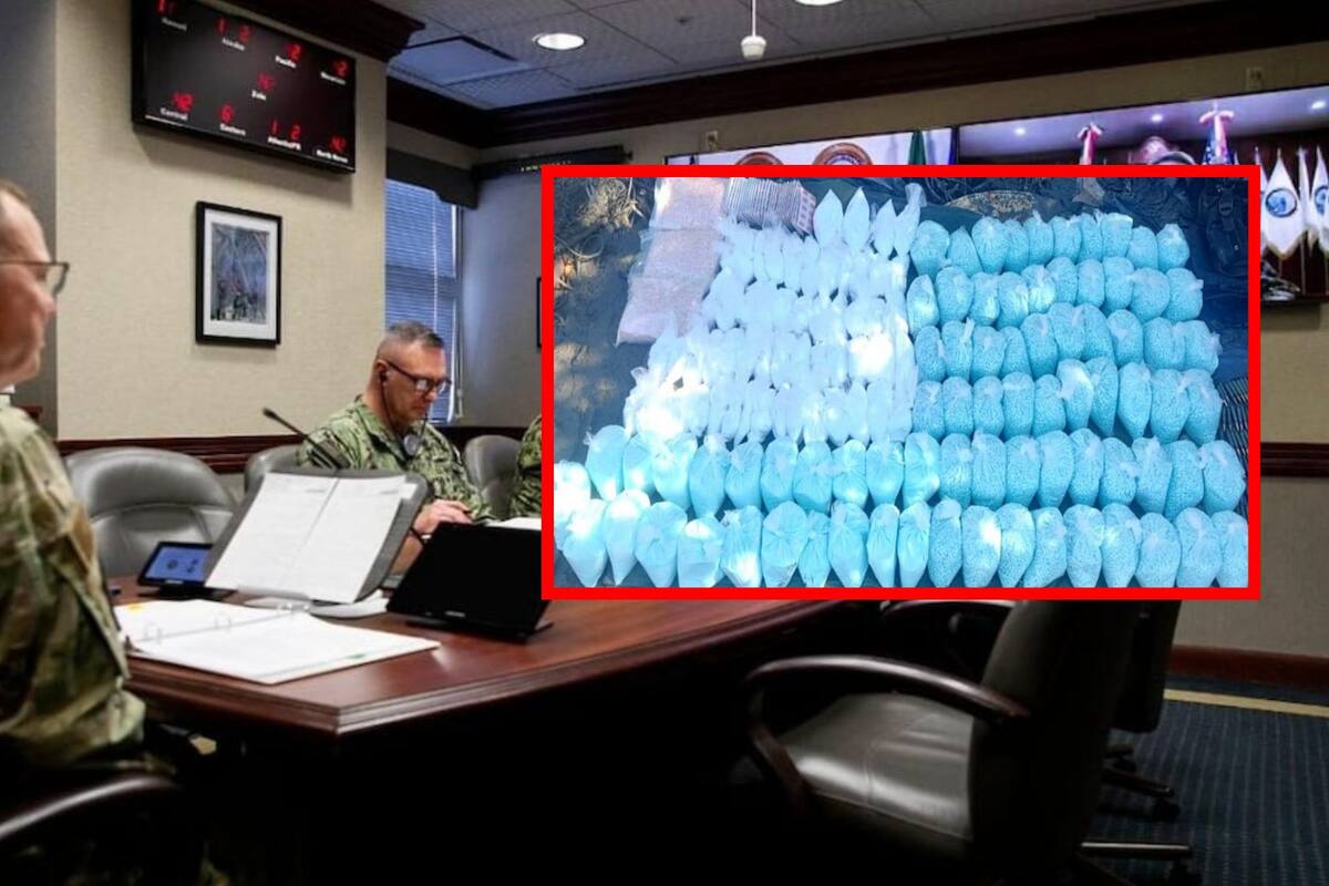 Tráfico de fentanilo disminuyó 40% tras llegada de Trump, asegura el Pentágono