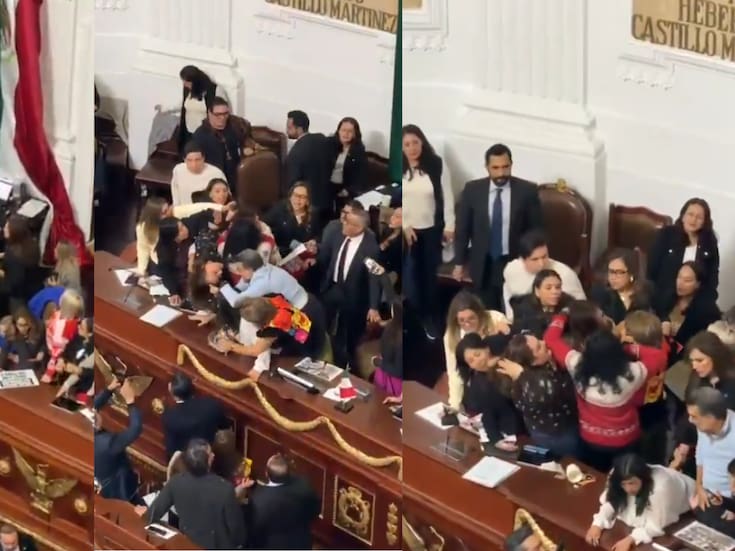 ¡De las greñas! Diputadas de PAN y Morena se pelean con golpes, empujones y jalones de cabello por la extinción de InfoCDMX