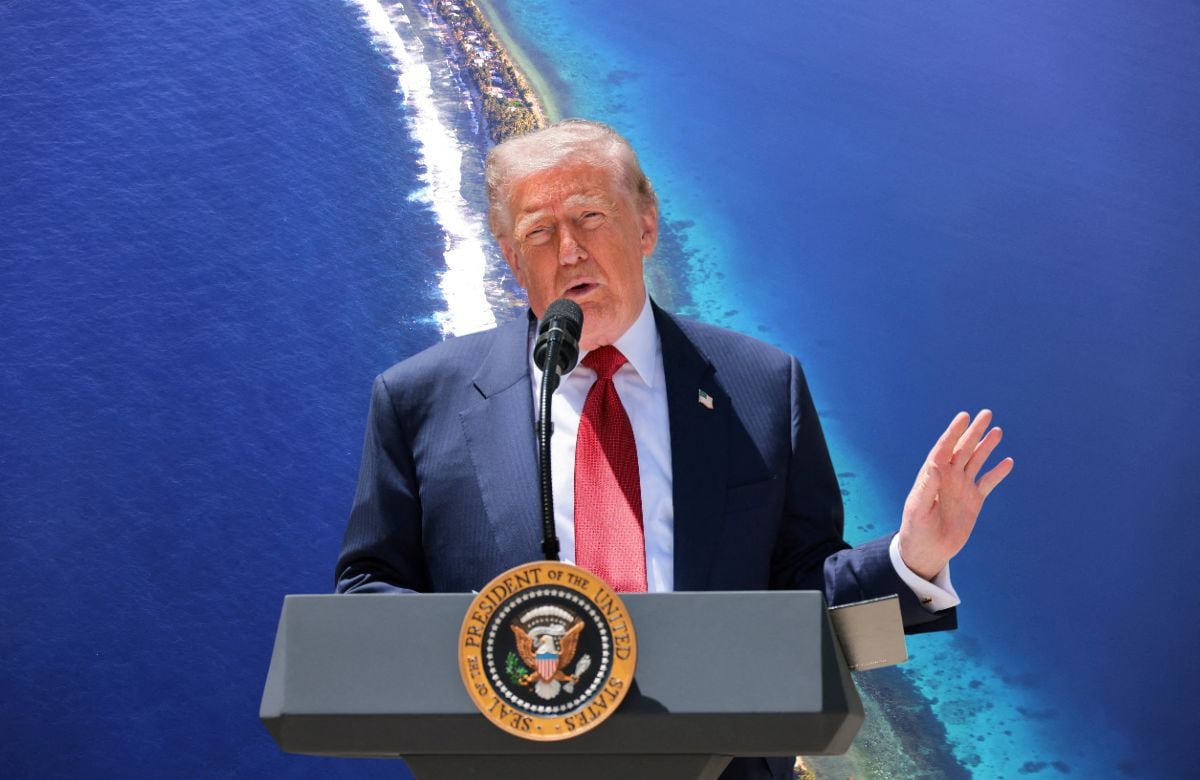 Donald Trump sugirió llamar “Océano Trump” u “Océano de las Américas” al océano Atlántico o al Pacífico. | Crédito: REUTERS
