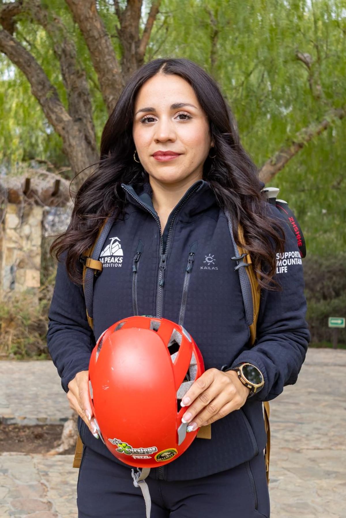 Evelyn Duarte Lara, con más de diez años vinculada a la montaña, inició su proyecto para escalar las cimas más altas de cada continente y representar a Baja California en el montañismo internacional. Foto: BorderZoom