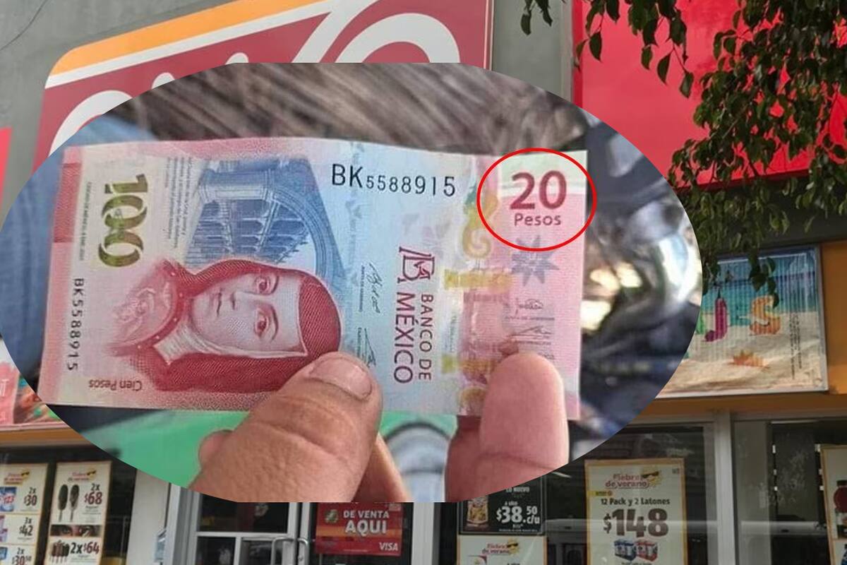 Detienen a joven por hacer depósito con billetes falsos en un Oxxo de Monterrey, NL