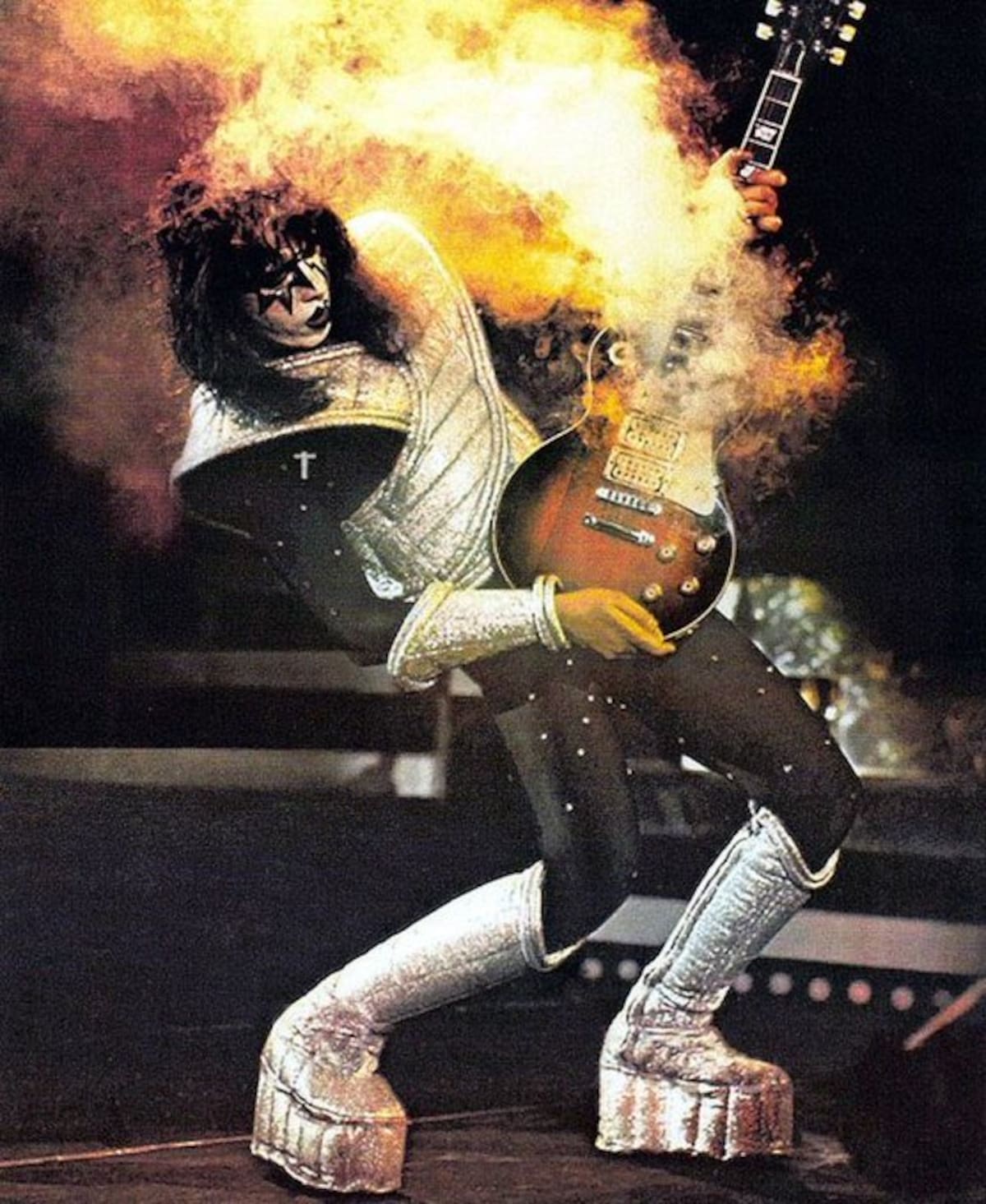 Ace Frehley, "The Spaceman", en KISS | Cuenta de X: @eric_knight