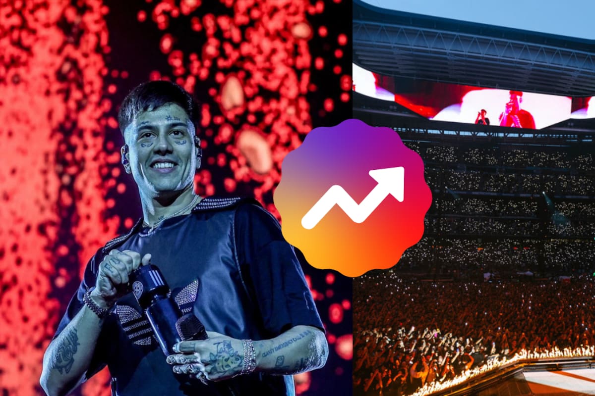 VIDEO: Así se vivió el impactante concierto de Duki en el Santiago Bernabéu