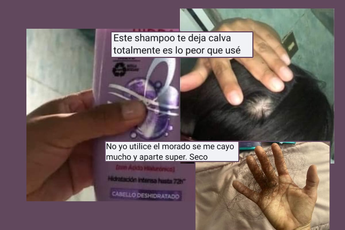 Ligan caída de cabello con este champú de botella morada