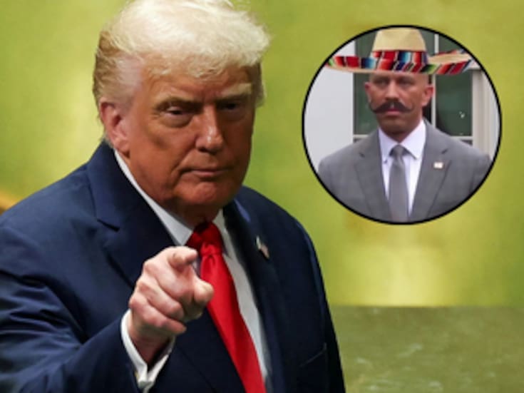 Grupos hispanos repudian video de Trump en el que caricaturiza a líder demócrata como mexicano