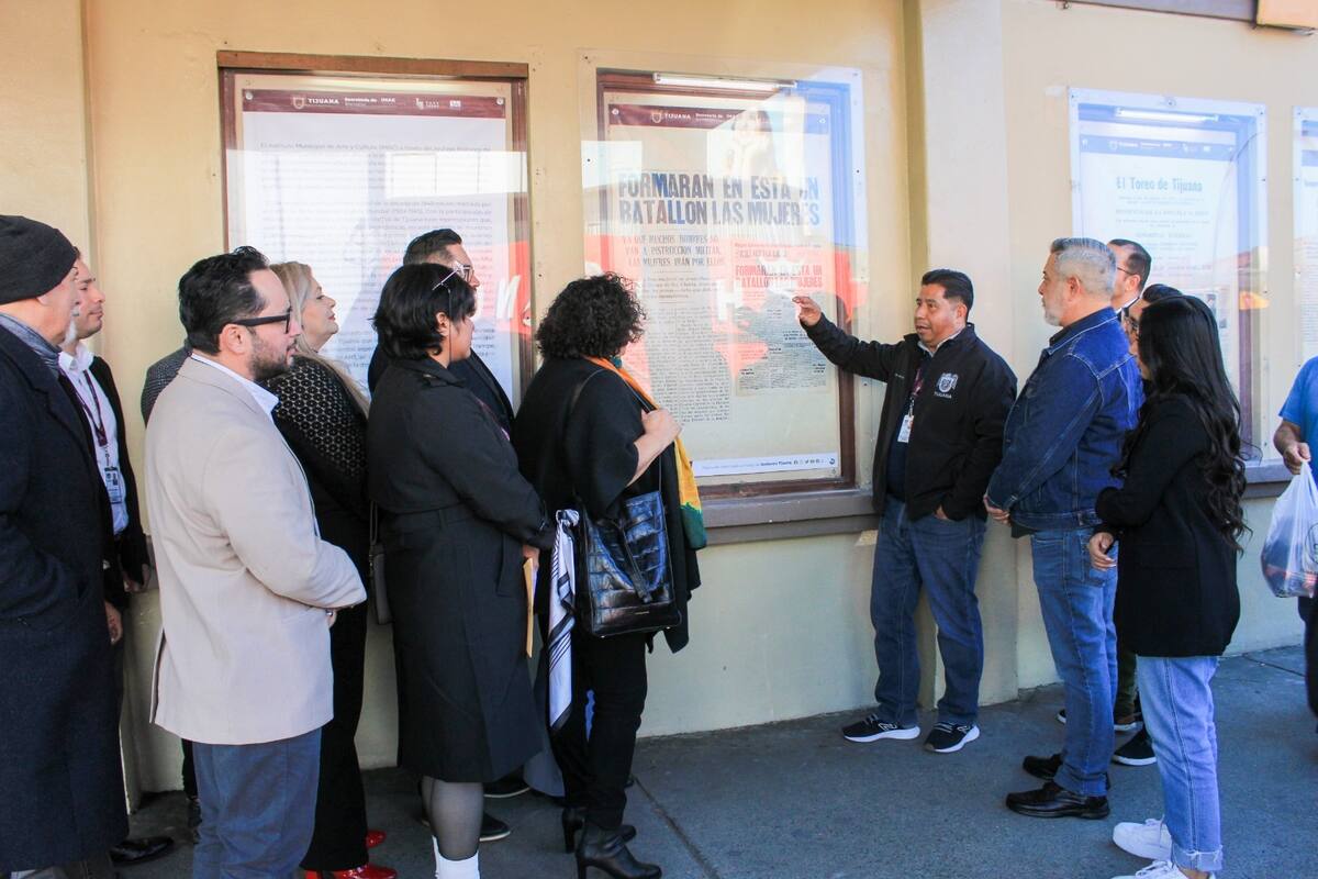 Inauguración de la exposición “Tijuana a través del Heraldo BC en los años 40”.
