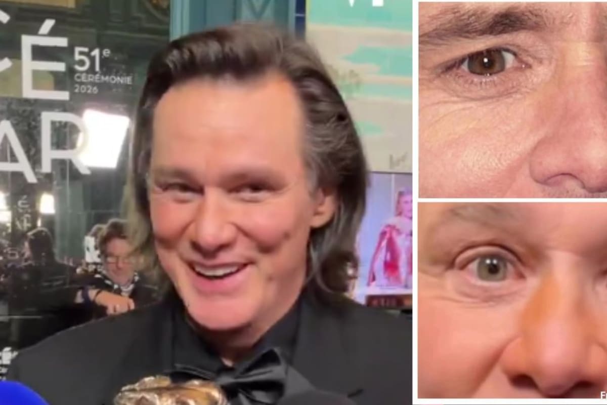 ¿Es un clon? La teoría viral que asegura que Jim Carrey no es el mismo tras una extraña aparición en los César 2026