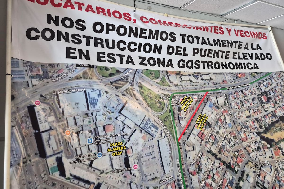 Comerciantes de Otay mantienen rechazo al trazo del viaducto y esperan nueva propuesta