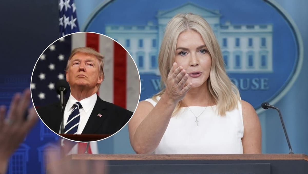 Vocera de la Casa Blanca, Karoline Leavitt. Foto: AP