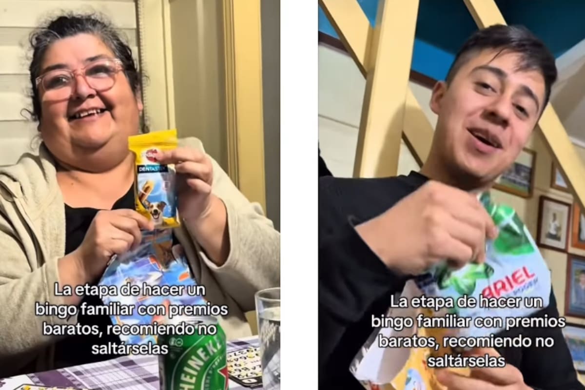 “Se dieron croquetas de perro y jabón para lavar”: Familia se vuelve viral por jugar bingo con premios inusuales