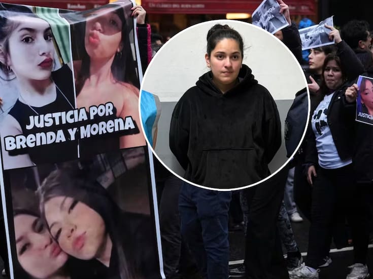 La estaban entrevistando en la TV Argentina hasta que llegan a arrestarla por triple feminicidio