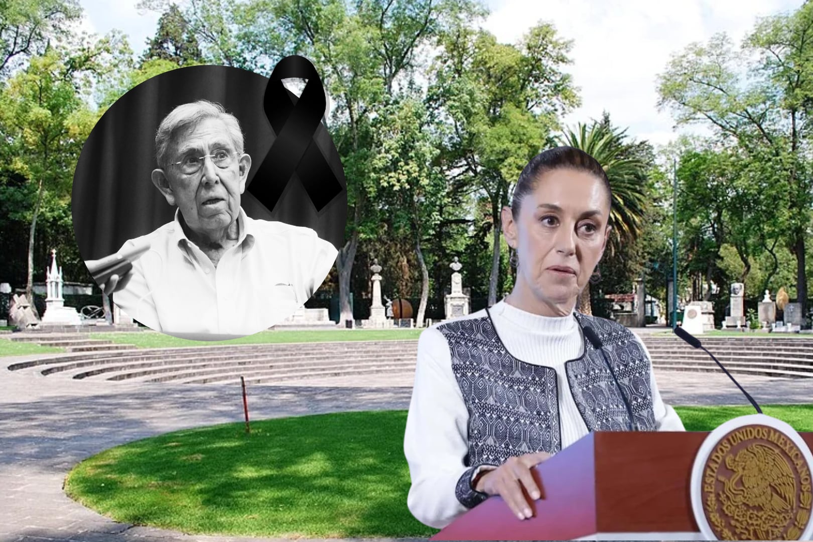 Sheinbaum propone llevar los restos de Cuauhtémoc Cárdenas a la Rotonda de las Personas Ilustres